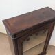 Mahogany display cabinet from the late 19th century, for standing or wall mounting.