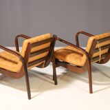 Pair of arm chairs by Karel Kozelka & Antonín Kropáček for Interier Praha