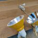 Two vintage Ikea, shelf/rack/clip lamps