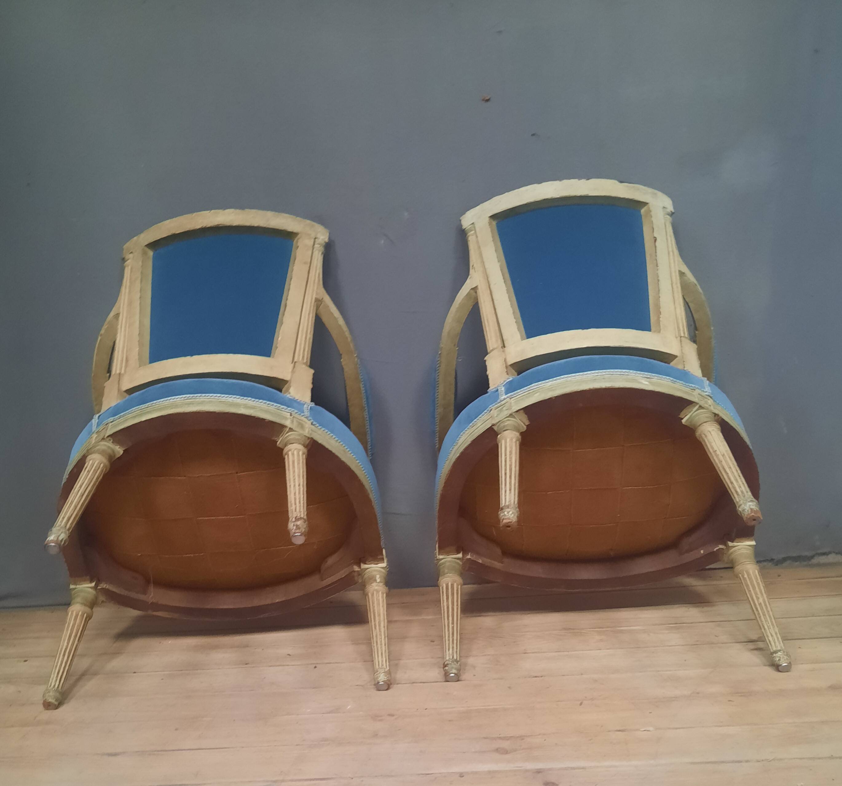 Pair of Directoire armchairs