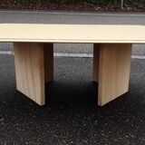 Travertine coffee table 80s