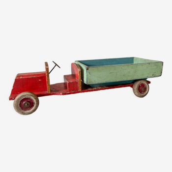 Camion à plateau en bois des années 30-40
