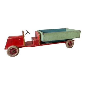 Camion à plateau en bois des années 30-40