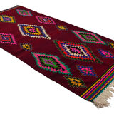 Anatolian handmade kilim rug 340 cm x 164 cm