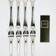 8 Christofle America silver-plated oyster forks, Luc Lanel