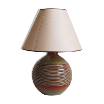 Art deco table lamp by Charles Catteau for Boch Frères Kéramis 1940s