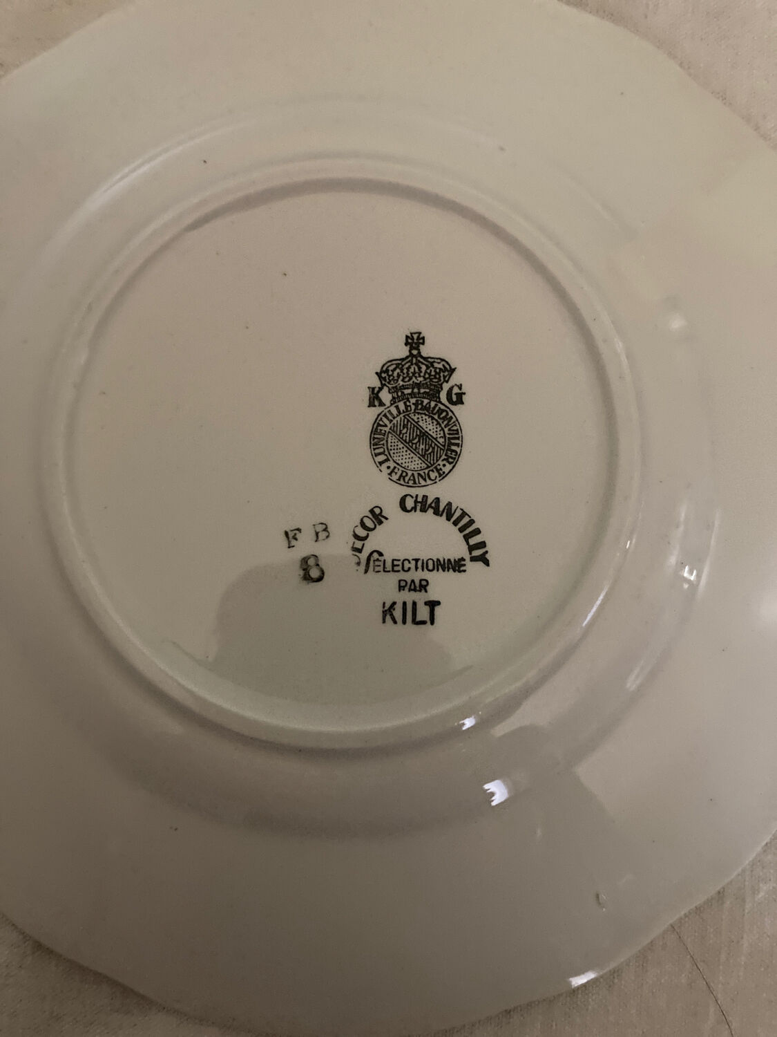 Set of 4 desert plates