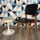 Tabouret tulipe vintage année 70 space age