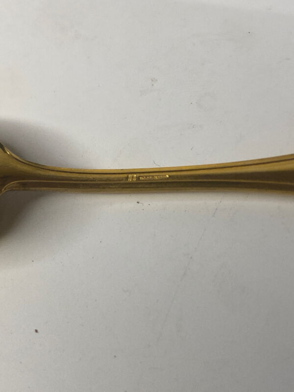 12 petites cuillères en vermeil