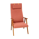 Scandinavian beech armchair, Sweden, 1950