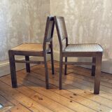 Pair of Baumann chairs canned