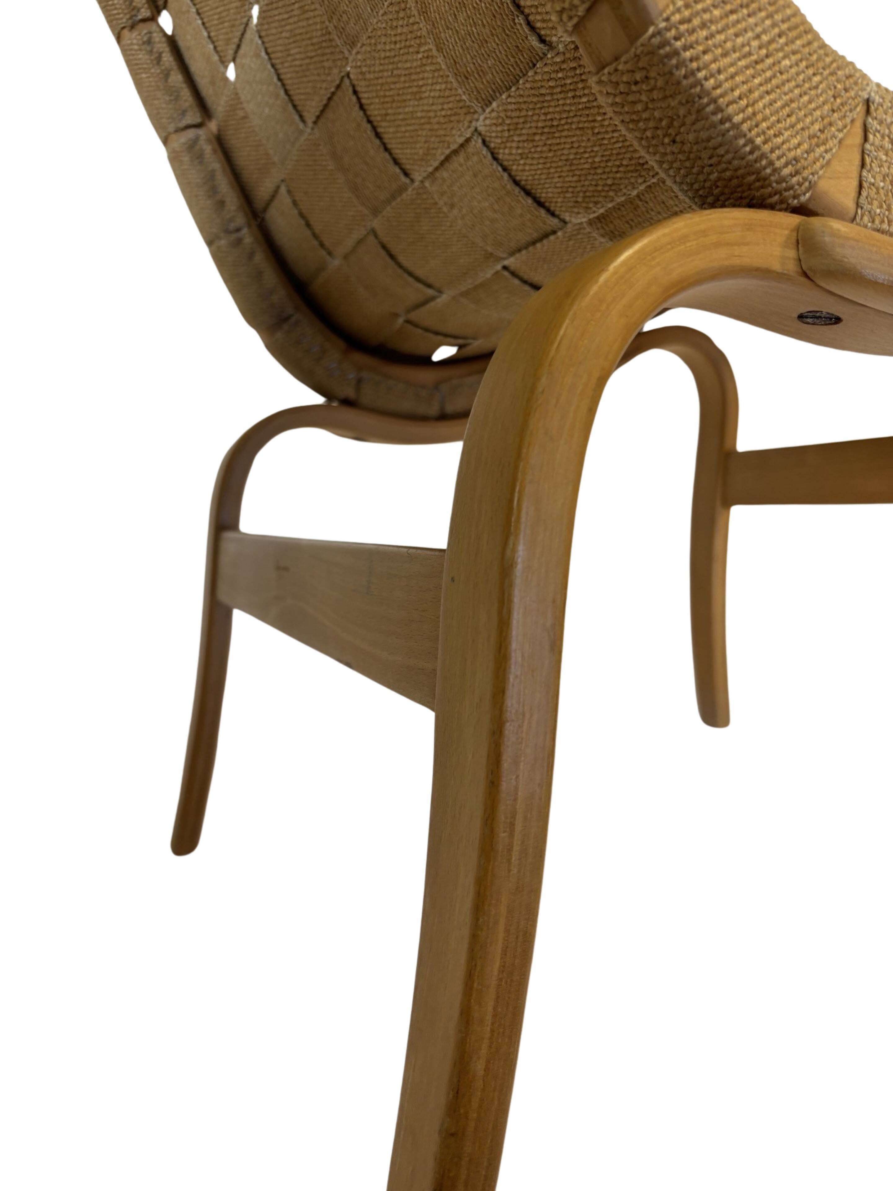 Paire de fauteuils originaux Mid Century modèle "Eva" par Bruno Mathsson 1971 Suède