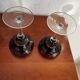 Crystal champagne glasses