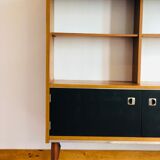 Vintage teak library 1960