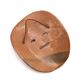 Colorful terracotta mask from Mexico, 1970s