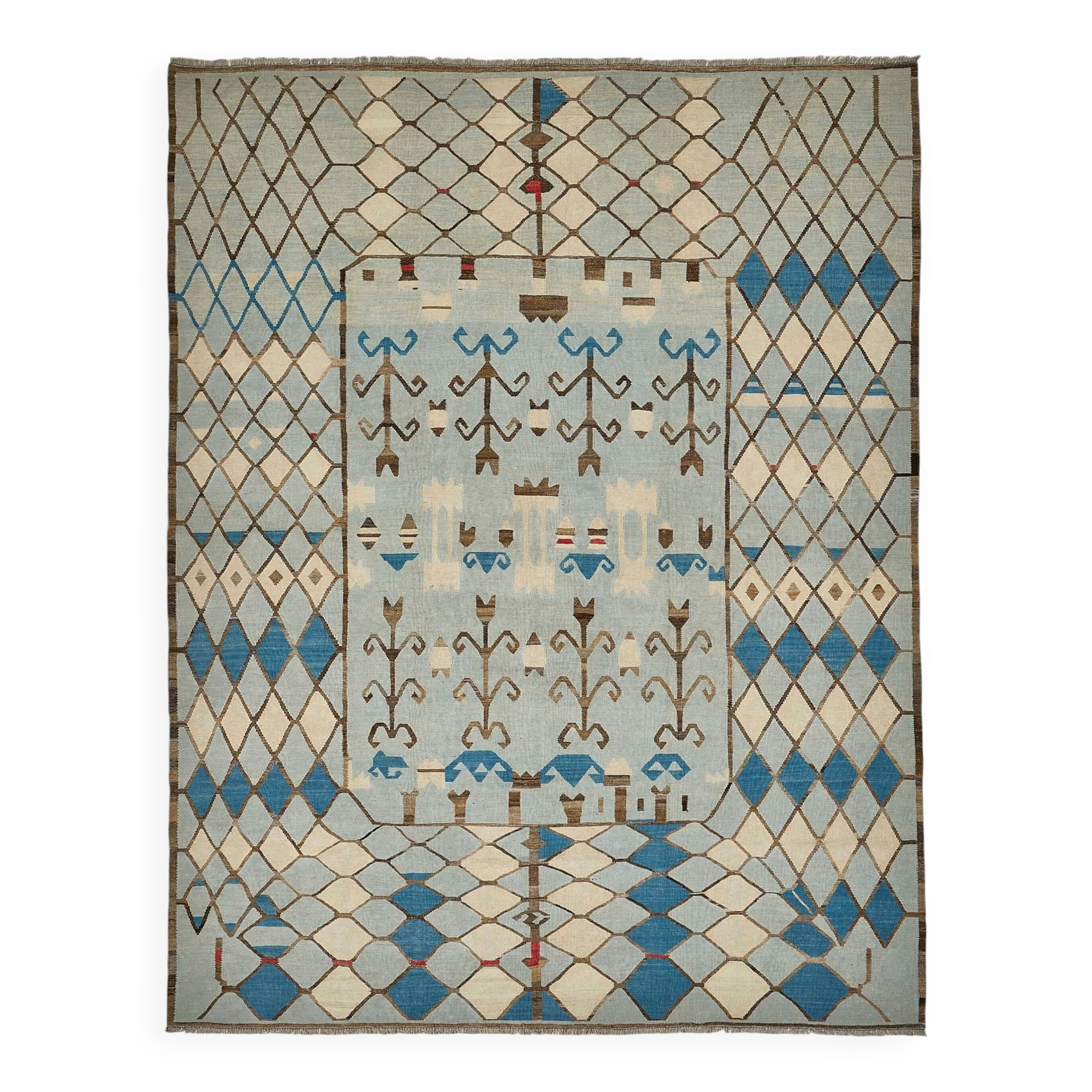 Contemporary Tribal Decorative Kilim 285 cm x 363 cm