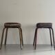 Paire de tabourets en simili-cuir, 1970, Allemagne