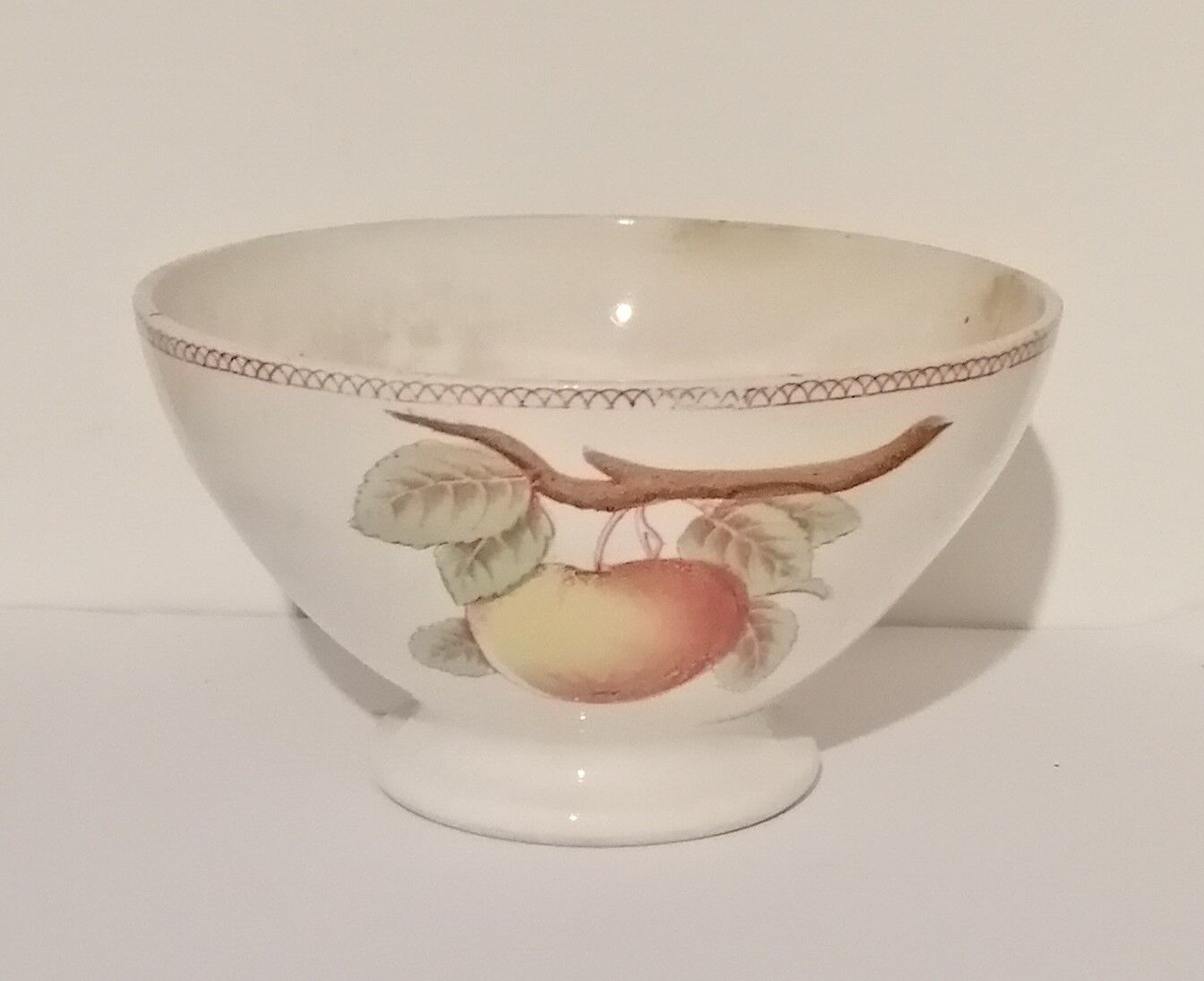 Bol ancien digoin sarreguemines "pommes"