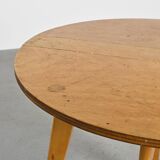 Beech dining table, France, circa 1960