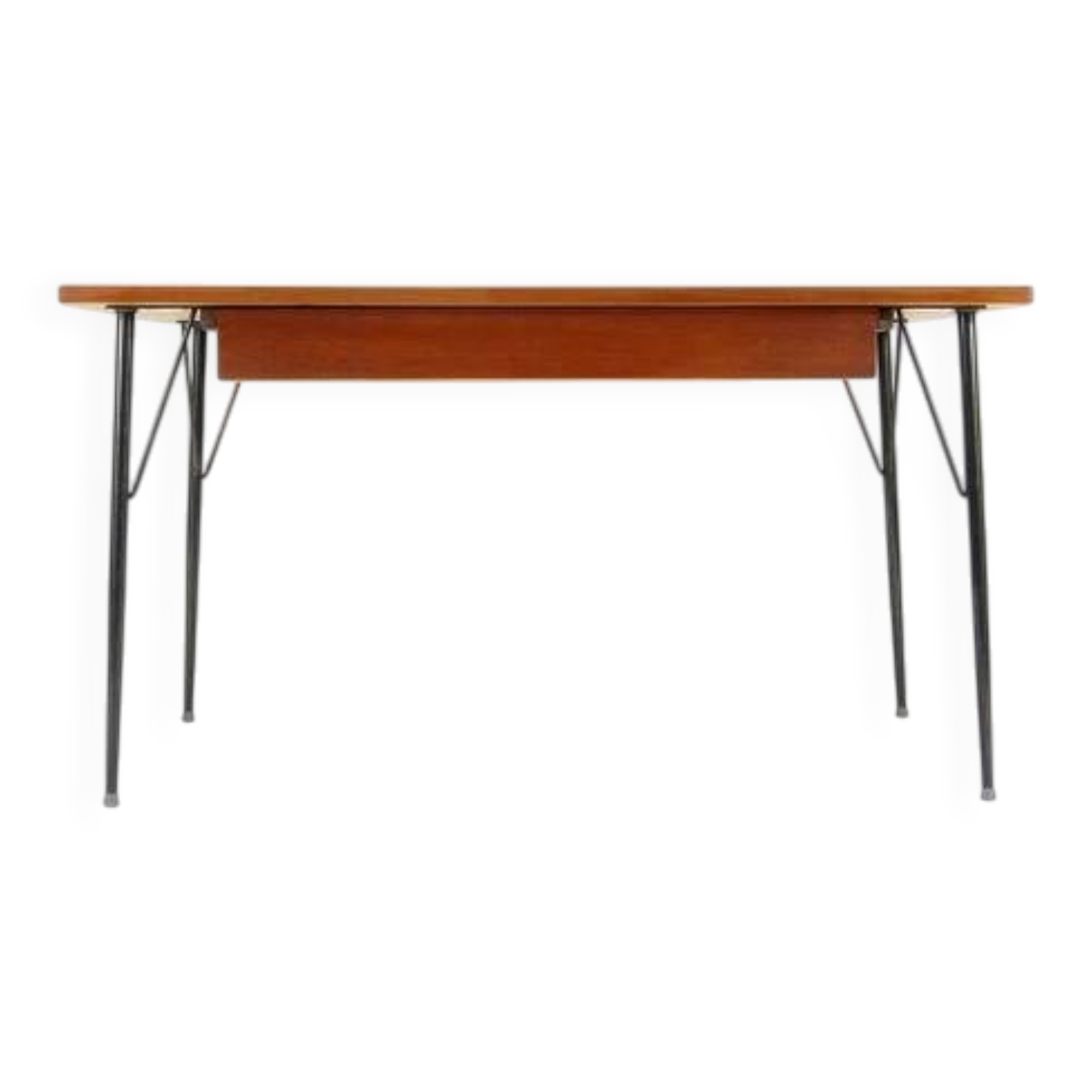Retro Vintage Danish Architects Writing Office Desk Mid Century Teak 1970s 60s