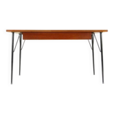Bureau d'écriture rétro vintage danois des architectes, en teck des années 1970-60.