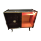 Meuble bar vintage 1950 sur roulettes