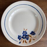 Round flat iron earth dish Badonviller Tunis