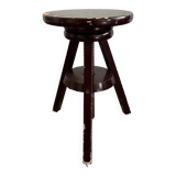Vintage pine swivel stool