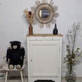 Old vintage Parisian pine patina buffet