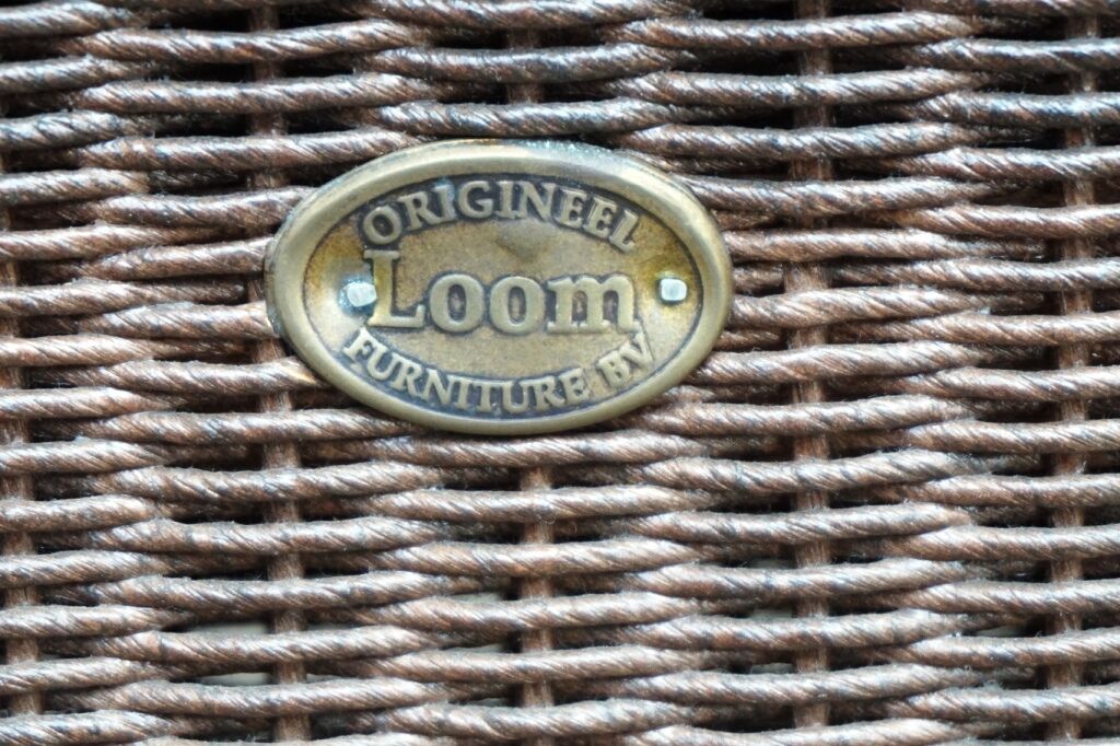 Pair of designer chairs "Lloyd Loom original".