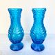 Duo molded glass vases