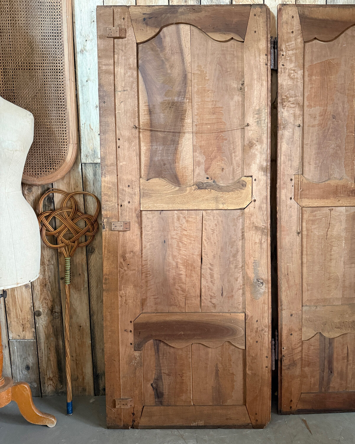 Pair of old wardrobe doors