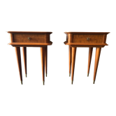 2 tables de chevet vintage