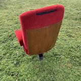 Red velvet cinema chair