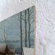 Oil on wood panel - snowscape G. Moses