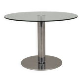 Glass coffee table, Danish design, 1970s, production: BoConcept