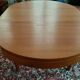 Table ronde extensible scandinave teck vintage