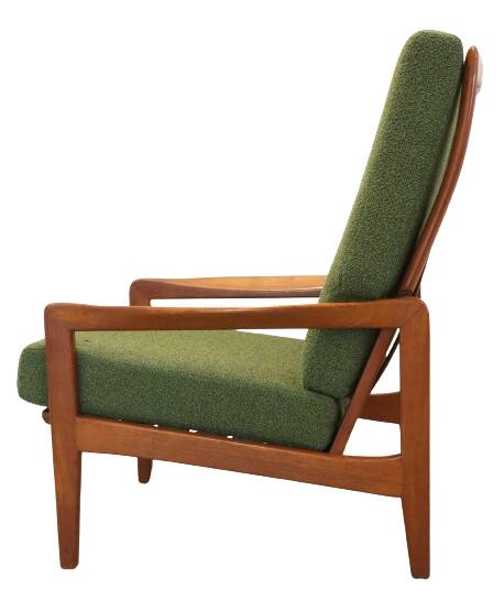 Fauteuil vintage en teck, milieu XXème