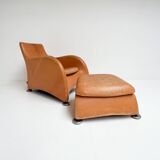 Montis Loge armchair with hocker by Gerard van den Berg, 1980s