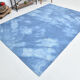 Pastel blue large turkish rug 304x211cm