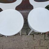 Pair of Baumann chairs, "seagull" model