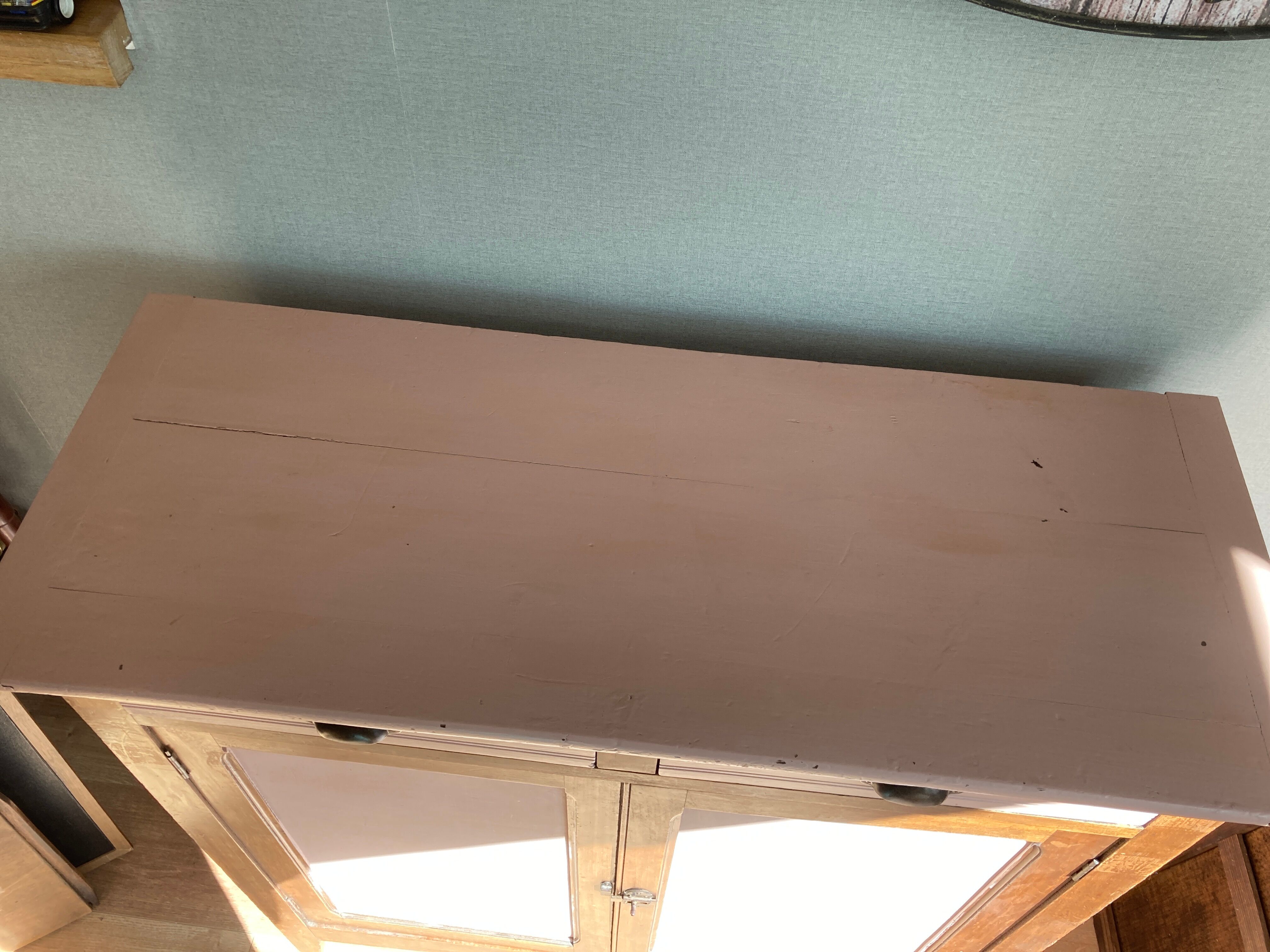 Old Parisian buffet 2 drawers 2 doors