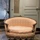 Small Sofa / Marquise From the Napoleon III Period in Waxed Wood in Louis XVI Style