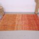 Orange Vintage Moroccan Rug 139 x 190 cm - Berber Rug - Handmade Wool Rug