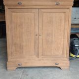 19th-century solid oak Parisian buffet