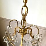Pendant chandelier with crystal tassels