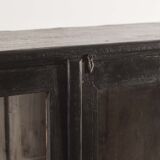 Black window cabinet