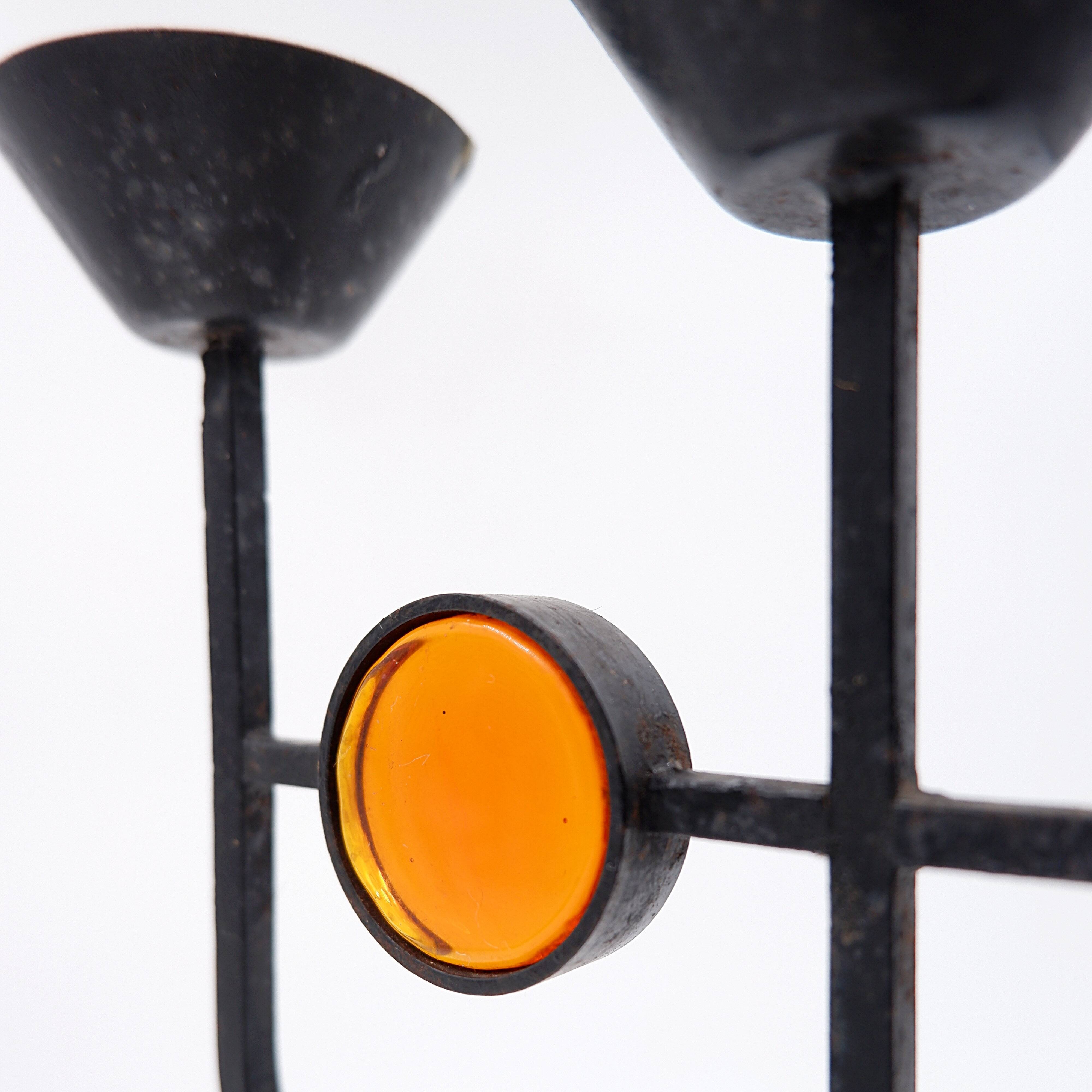 Swedish candlestick by Erik Hoglund and Hubbard Ander, 1960s