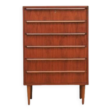 Teak chest of drawers, Danish design, 1970s, designer: Ahlström Osakeyhitö