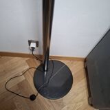 5-lamp chrome floor lamp with marble base